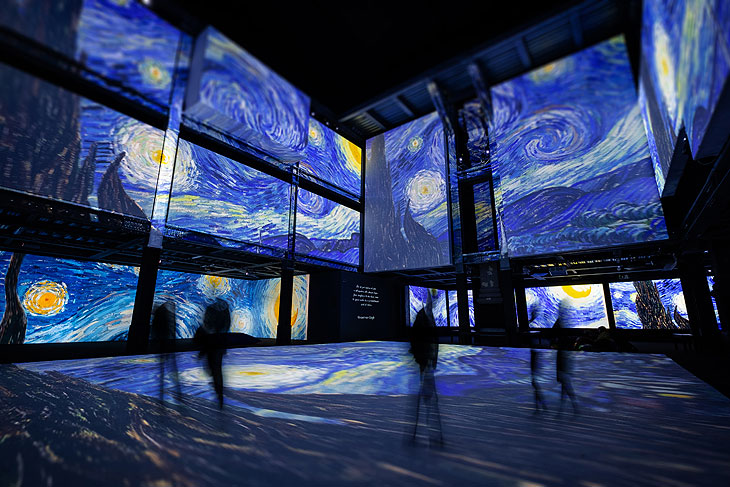 Ausstellung "Van Gogh Alive - the Experience" vom 27.07.-01.11.2021 im UTOPIA - The Happening Place an der Heßstraße (©Foto: Grande Exhibitions)